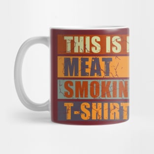 This is My Meat Smoking Tshirt Mug